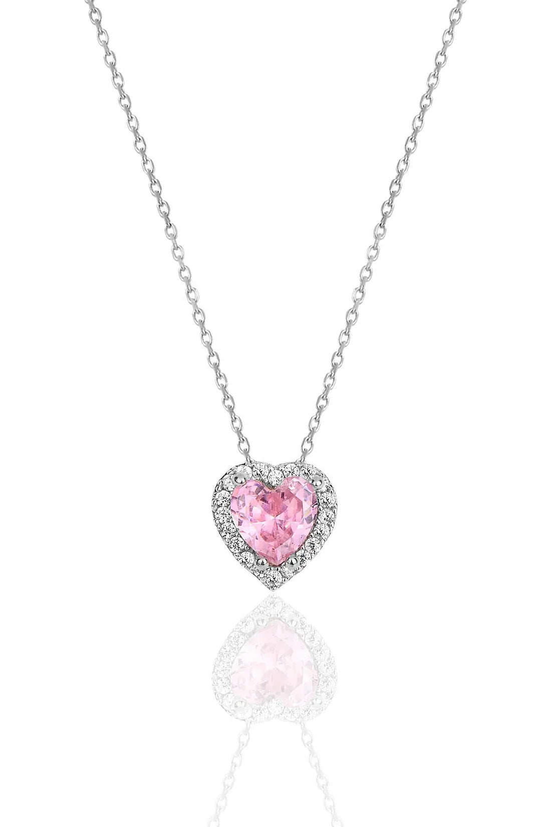 Pembe Pandora Kalp Set