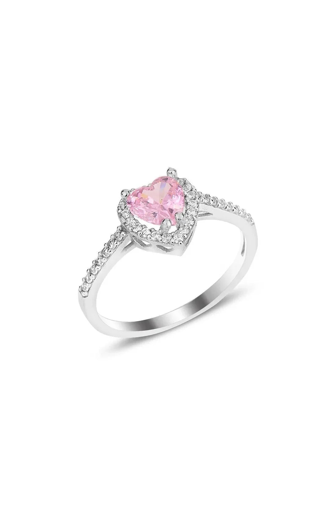 Pembe Pandora Kalp Set